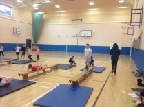 Miss MacDonald was very impressed by P4/5's gymnastics!